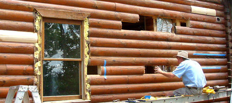 Log Home Repair Rockbridge, Ohio