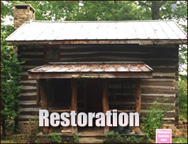 Historic Log Cabin Restoration  Hocking County, Ohio